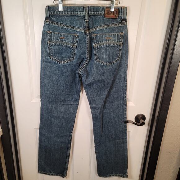 RSQ Amsterdam Relaxed Fit Men's Medium Wash Blue Jeans Size 28x32 EUC - Picture 3 of 4